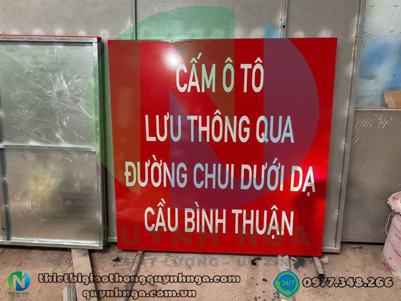 Báo giá biển báo giao thông quý 4 năm 2023 mới nhất